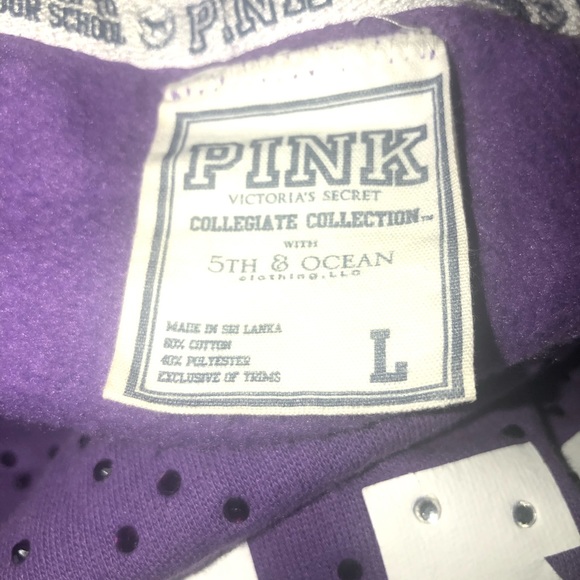 Pink Victoria’s Secret collegiate Sweatershirt - Picture 5 of 6
